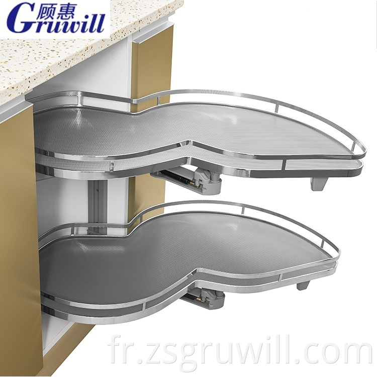 Cuisine Soft Close Roping Ranget Pankets Swing Tray Corner Magic Corner pour Cabinet Blind Corner